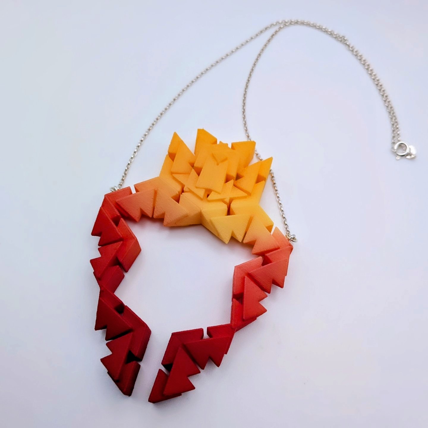 Sharp Edge Geometric Necklace